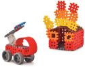 Mini Wafle Klocki City 90 el. Strażak Marioinex PL 03797