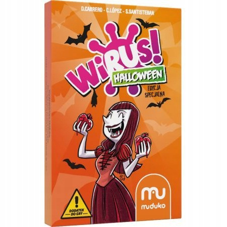 Muduko Wirus Halloween - Dodatek Gra Rodzinna Karciana Muduko Wirus Halloween - Dodatek Gra Rodzinna Karciana