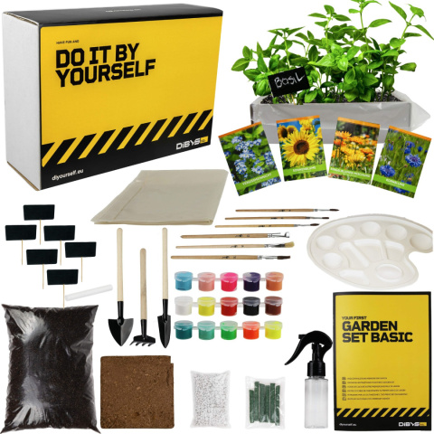 DIY Zestaw XXL Podstawowy Mój Pierwszy Ogród Kwiaty Małego Ogrodnika DIY Zestaw XXL Podstawowy Mój Pierwszy Ogród Kwiaty Małego Ogrodnika