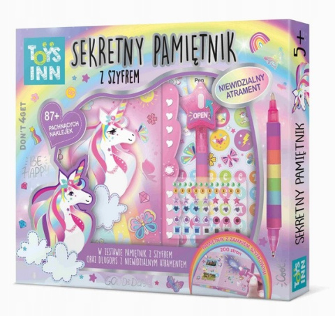 Stnux Zestaw Sekretny Magiczny Pamiętnik z Szyfrem Jednorożec 297656 Stnux Zestaw Sekretny Magiczny Pamiętnik z Szyfrem Jednorożec 297656