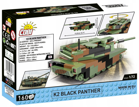 Cobi Klocki K2 Black Panther 3107 Cobi Klocki K2 Black Panther 3107