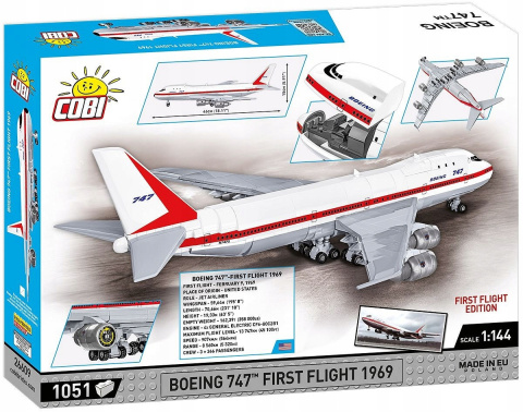 Cobi Klocki Boeing 747 First Flight 1969 26609 Cobi Klocki Boeing 747 First Flight 1969 26609