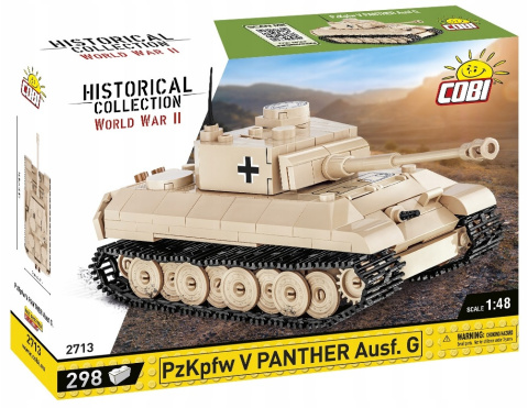Cobi Klocki HC WWII Czołg PzKpfw V Panther Ausf. G 2713 Cobi Klocki HC WWII Czołg PzKpfw V Panther Ausf. G 2713