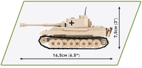 Cobi Klocki HC WWII Czołg PzKpfw V Panther Ausf. G 2713 Cobi Klocki HC WWII Czołg PzKpfw V Panther Ausf. G 2713
