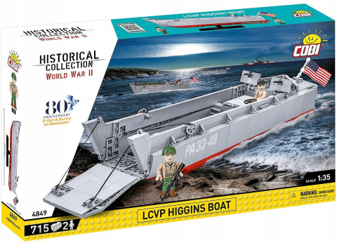 Cobi Klocki HC WWII LCVP - Higgins Boat 4849 Cobi Klocki HC WWII LCVP - Higgins Boat 4849