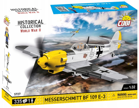 Cobi Klocki HC WWII Messerschmitt BF 109 E-3 5727 Cobi Klocki HC WWII Messerschmitt BF 109 E-3 5727