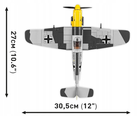Cobi Klocki HC WWII Messerschmitt BF 109 E-3 5727 Cobi Klocki HC WWII Messerschmitt BF 109 E-3 5727
