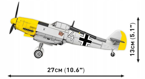 Cobi Klocki HC WWII Messerschmitt BF 109 E-3 5727 Cobi Klocki HC WWII Messerschmitt BF 109 E-3 5727