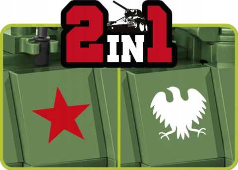 Cobi Klocki HC WWII T 34-85 Czołg Średni Radziecki 2542 Cobi Klocki HC WWII T 34-85 Czołg Średni Radziecki 2542