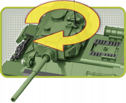 Cobi Klocki HC WWII T 34-85 Czołg Średni Radziecki 2542 Cobi Klocki HC WWII T 34-85 Czołg Średni Radziecki 2542