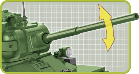 Cobi Klocki HC WWII T 34-85 Czołg Średni Radziecki 2542 Cobi Klocki HC WWII T 34-85 Czołg Średni Radziecki 2542