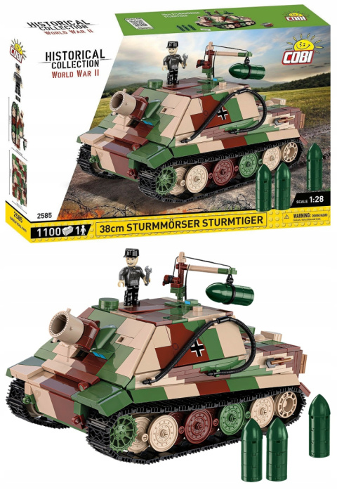 Cobi Klocki Historical Collection 38cm Sturmmrser Sturmtiger 2585 Cobi Klocki Historical Collection 38cm Sturmmrser Sturmtiger 2585