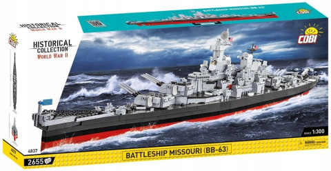 Cobi Klocki Historical Collection Battleship Missouri (BB-63) 4837 Cobi Klocki Historical Collection Battleship Missouri (BB-63) 4837