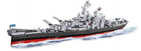 Cobi Klocki Historical Collection Battleship Missouri (BB-63) 4837 Cobi Klocki Historical Collection Battleship Missouri (BB-63) 4837