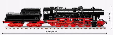 Cobi Klocki Historical Collection DR BR 52 Steam Locomotive 6282 Cobi Klocki Historical Collection DR BR 52 Steam Locomotive 6282