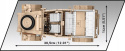 Cobi Klocki HC Kubelwagen Personenkraftwagen Typ 82 2803