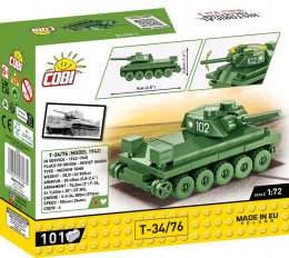 Cobi Klocki Historical Collection T-34/76 1:72 101el. 3088