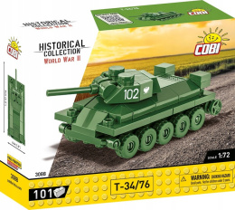 Cobi Klocki Historical Collection T-34/76 1:72 101el. 3088