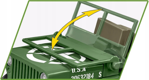 Cobi Klocki Historical Collection Willys MB 2296 Cobi Klocki Historical Collection Willys MB 2296
