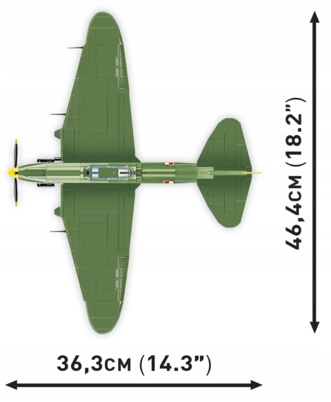 Cobi Klocki IL-2M3 Shturmovik 5744 Cobi Klocki IL-2M3 Shturmovik 5744