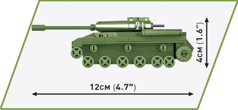 Cobi Klocki Historical Collection World War II IS-2 130el. 3098 Cobi Klocki Historical Collection World War II IS-2 130el. 3098