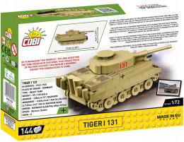 Cobi Klocki Historical Collection World War II Tiger I 131 3095