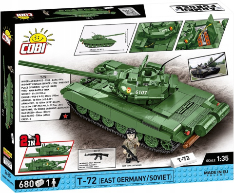 Cobi Klocki T-72 (East Germany/Soviet) 2625 Cobi Klocki T-72 (East Germany/Soviet) 2625