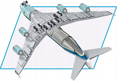 Cobi Klocki Boeing 747 Air Force One Jumbo Jet 26610 Cobi Klocki Boeing 747 Air Force One Jumbo Jet 26610
