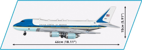 Cobi Klocki Boeing 747 Air Force One Jumbo Jet 26610 Cobi Klocki Boeing 747 Air Force One Jumbo Jet 26610