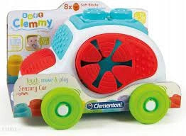 Clementoni Klocki Miękkie Auto Soft z Klockami Clemmy 17315 Clementoni Klocki Miękkie Auto Soft z Klockami Clemmy 17315
