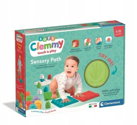 Clementoni Ścieżka Sensoryczna Clemmy 17352 Clementoni Ścieżka Sensoryczna Clemmy 17352