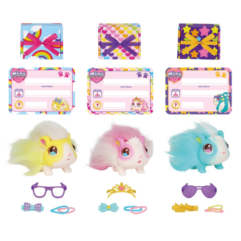 Little Live Pets Mama Surprise Tęczowa Świnka Morska MO-26516 Little Live Pets Mama Surprise Tęczowa Świnka Morska MO-26516