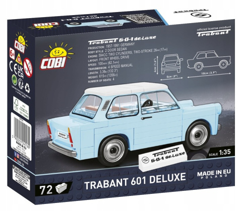 Cobi Klocki Trabant 601 Deluxe 24516 Cobi Klocki Trabant 601 Deluxe 24516