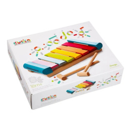 Drewniane Cymbałki Instrument Ksyflofon Dla Dzieci18m+ 14033 Cubika