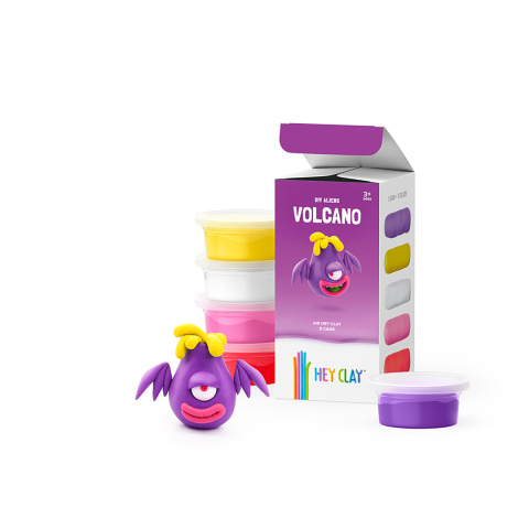 Hey Clay Masa Plastyczna Zestaw Obcy Volcano- 5 Tub HCLMA003PCS Hey Clay Masa Plastyczna Zestaw Obcy Volcano- 5 Tub HCLMA003PCS