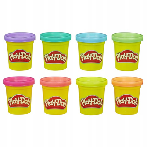 Play-doh Ciastolina Neon Zestaw 8 kolorów 448g E5063 Play-doh Ciastolina Neon Zestaw 8 kolorów 448g E5063