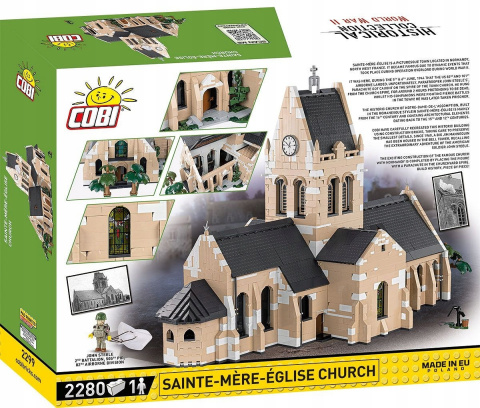 Cobi Klocki Historical Collection Kościół Sainte-Mre-glise 2299 Cobi Klocki Historical Collection Kościół Sainte-Mre-glise 2299