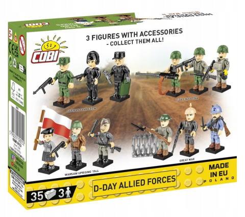 Cobi Klocki Historical Collection Żołnierze Alianci Allied Forces 2055 Cobi Klocki Historical Collection Żołnierze Alianci Allied Forces 2055