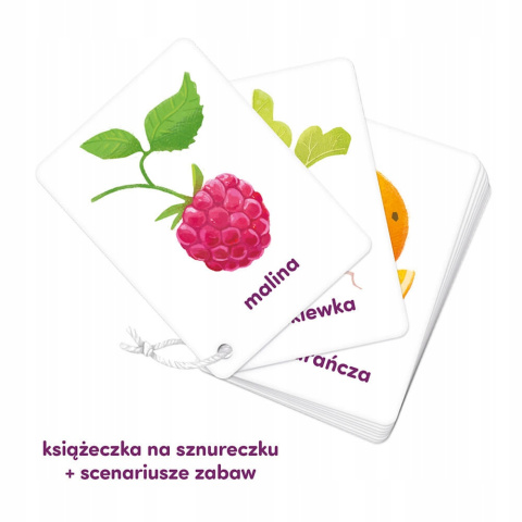 CzuCzu Karty Obrazkowe na Sznurku Owoce i Warzywa 2+ 62169 CzuCzu Karty Obrazkowe na Sznurku Owoce i Warzywa 2+ 62169