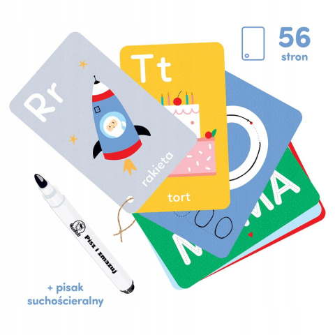 CzuCzu Poznaję Litery Zabawy Edukacyjne Pisak Zmazywak 3+ 73548 CzuCzu Poznaję Litery Zabawy Edukacyjne Pisak Zmazywak 3+ 73548