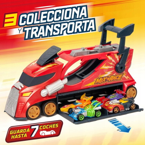 T-Racers Zestaw Thunder Truck Playset Ciężarówka z Wyrzutnią 3w1 T-Racers Zestaw Thunder Truck Playset Ciężarówka z Wyrzutnią 3w1