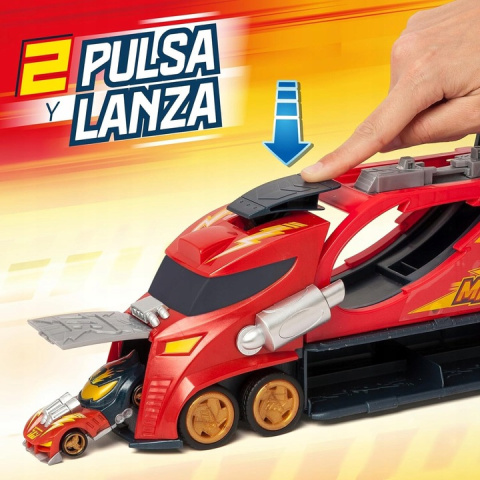 T-Racers Zestaw Thunder Truck Playset Ciężarówka z Wyrzutnią 3w1 T-Racers Zestaw Thunder Truck Playset Ciężarówka z Wyrzutnią 3w1