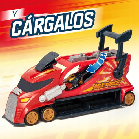 T-Racers Zestaw Thunder Truck Playset Ciężarówka z Wyrzutnią 3w1 T-Racers Zestaw Thunder Truck Playset Ciężarówka z Wyrzutnią 3w1