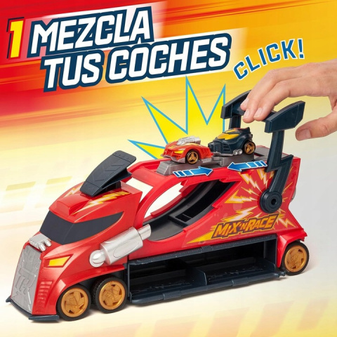 T-Racers Zestaw Thunder Truck Playset Ciężarówka z Wyrzutnią 3w1 T-Racers Zestaw Thunder Truck Playset Ciężarówka z Wyrzutnią 3w1