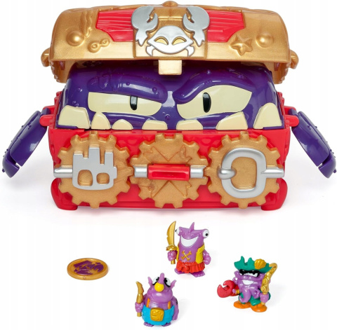 Piratix Zestaw Monster Treasure Seria Golden Złota Skrzynia Skrabów Piratix Zestaw Monster Treasure Seria Golden Złota Skrzynia Skrabów