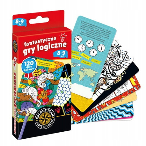 CzuCzu Fantastyczne Gry Logiczne Łamigłówki Xplore Team 8-9 Lat 39485 CzuCzu Fantastyczne Gry Logiczne Łamigłówki Xplore Team 8-9 Lat 39485