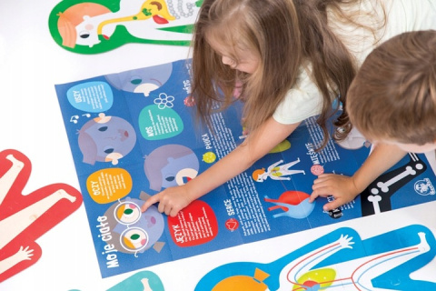 CzuCzu Duże Puzzle Moje Ciało 84 elementy 18m+ 90173 CzuCzu Duże Puzzle Moje Ciało 84 elementy 18m+ 90173