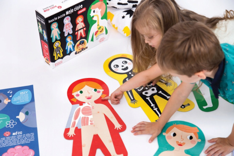 CzuCzu Duże Puzzle Moje Ciało 84 elementy 18m+ 90173 CzuCzu Duże Puzzle Moje Ciało 84 elementy 18m+ 90173