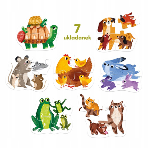 CzuCzu Moje Pierwsze Puzzle Maluchy 24m+ 92948 CzuCzu Moje Pierwsze Puzzle Maluchy 24m+ 92948