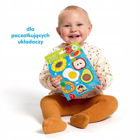 CzuCzu Moje Pierwsze Puzzle z Dziurką Jedzenie 12m+ 92924 CzuCzu Moje Pierwsze Puzzle z Dziurką Jedzenie 12m+ 92924